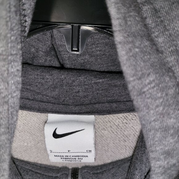 CHELSEA FC Women's Hoodie SMALL Nike Full Zip Up Nothing Stops Up GRAY C3 - Picture 5 of 7